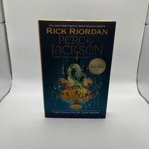 Rick Riordan Percy Jackson The Chalice of the Gods Exclusive Hardcover 1st Ed